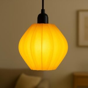 Amber Ripple Glow Lamp