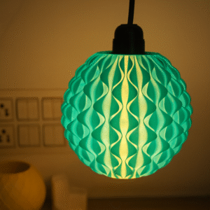 Aqua Swirl Pendant Lamp