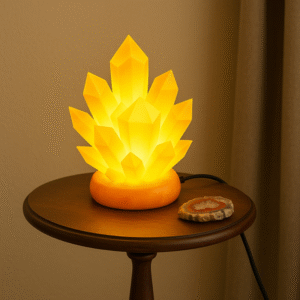 Crystal Cluster LED Lamp