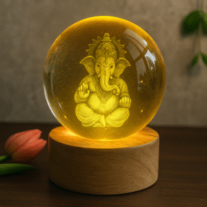 Lord Ganesha 3D Crystal Ball