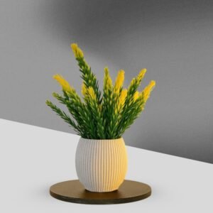Golden Pine Vase