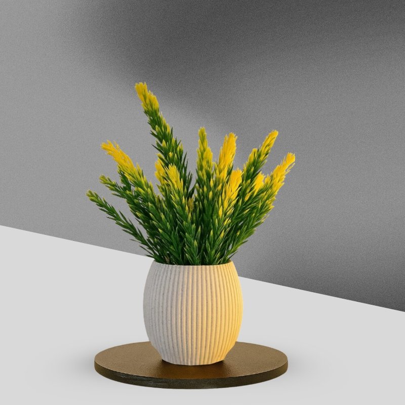 Golden Pine Vase