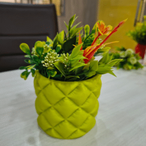 Tropical Bloom Quilted Pot